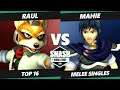 SWT EU RF Top 16 - raoul (Fox) Vs. Mahie (Marth) SSBM Melee Tournament