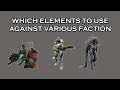 Which element type to use against different enemies | Warframe 2021 New Player Guide (very basic)