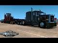American Truck Simulator Peterbilt Hauling A 132,000 Pound Crawling Tractor On A Lowboy Trailer