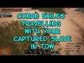Conan Exiles Travelling with Your Captured Slave in Tow