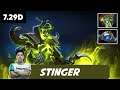 Stinger Pugna Soft Support Gameplay Patch 7.29d - Dota 2 Full Match Pro Gameplay