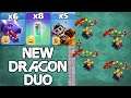 This Dragon Duo is Overpowered For Any Base !! 6 Dragon + 8 Invisibility Spell + 5 Dragon Rider TH14