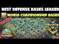 World Championship best Defense bases with link | new world championship base 2021 th14