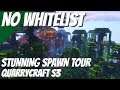 Minecraft NO WHITELIST Server LAUNCHED: QuarryCraft Season 3 Spawn Tour & Info (FREE) Avomance