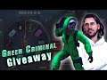 Most Rare 😲 Green Criminal Bundle & Topup Event Giveaway Road To 4K - Free Fire live