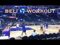 📺 Nemanja “Beli” Bjelica (+Andrew Wiggins) workout/threes at Warriors pregame before Orlando Magic