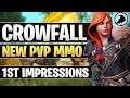 NEW PVP MMO Coming NEXT MONTH - Crowfall Beta - My First Impressions Gameplay Review - [Cobrak]
