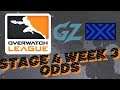 Overwatch League Odds - 2019, Stage 4, Week 3