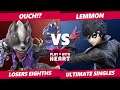 Play With Heart SSBU - Ouch!? (Wolf) Vs. Lemmon (Joker) Smash Ultimate Tournament  Losers Eighths