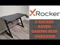 X Rocker Raven Gaming Desk Unboxing