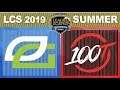 OPT vs 100   LCS 2019 Summer Split Week 6 Day 1   OpTic Gaming vs 100 Thieves