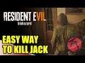 Resident Evil 7 - EASY WAY TO KILL JACK BAKER