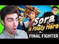 SORA'S IN SMASH!! Final Smash Bros Character REACTION!
