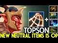 TOPSON [Troll Warlord] New Neutral Items is OP Imba Raid Boss 7.23 Dota 2