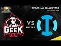 Geek Fam vs IO Dota2 Game 1 (BO3) ESL One Los Angeles 2020 SEA Closed Qualifier