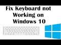 how to fix keyboard keys not working on laptop