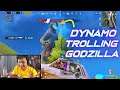 King Kong angry on dynamo - trolling godzilla in pubg mobile live epic highlight