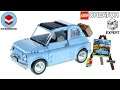 LEGO Creator 77942 Baby Blue Fiat 500 - LEGO Speed Build