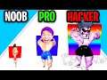 NOOB vs PRO vs HACKER In MUSCLE RACE 3D!? (ALL LEVELS!)