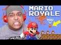 75 PEOPLE PLAYING MARIO AT THE SAME TIME!! THIS IS CRAZY!! [MARIO ROYALE]