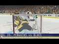 NHL 20: Penguins vs Blues - Game Highlights, Crazy 3rd | Online Vs.