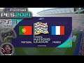 Portugal Vs France UEFA Nations League MD3 eFootball PES 21 PS3 Gameplay Full HD 60 Fps