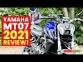 Yamaha MT07 2021 REVIEW! | Twisty Ride, Commute + Walkaround