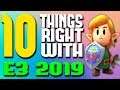 10 Things RIGHT With E3 2019 (Banjo-Kazooie, Breath of the Wild 2, Animal Crossing)