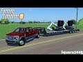 2020 Ford F450 King Ranch Hauling Bobcat Mini Excavators | 40FT PJ Trailer | Farming Simulator 19