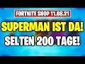 Fortnite Shop 11.8 | SUPERMAN SKIN NEU! | Shop von Heute 11.08.2021 | FRAPZZ