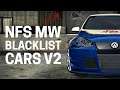 NFS Most Wanted - Blacklist Cars V2