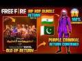 Purple Criminal Coming Now ?? 😯 || All Elite Pass Return || india & pk Server || Garena Free Fire