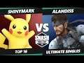 SWT CA RF Top 16 - Shinymark (Pikachu) Vs. AlanDiss (Snake) SSBU Ultimate Tournament