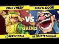 The Grind 165 Losers Finals - Mata-Door (Wario) Vs. Pink Fresh (Min Min) Smash Ultimate - SSBU