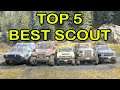 Top 5 SnowRunner - Best Scout Vehicles (Small Trucks and Hummers)