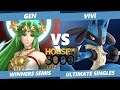 Xeno 204 Winners Semis - Gen (Palutena) Vs. Vivi (Lucario) Smash Ultimate - SSBU