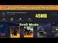 Faug Game New Update Released | Faug Game 5vs5 Mode | Faug Game New Update What's New | Faug Update