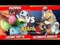 Glitch 8 SSBU - ZD (Fox) Vs. Puppeh (Pokemon Trainer) Smash Ultimate Tournament Losers Top 16