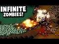 How do we Defeat an INFINITE Zombie Wave?! - They Are Billions Custom Map Gameplay