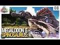 Megalodon e Spinosaurus! Como domar na loucura. - Ark Survival Evolved