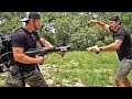 Testing Less Than Lethal Weapons....on Each Other!!! w/ DonutOperator