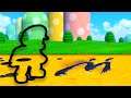 What happens when Mario is invisible in Bowser's Fury?