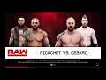 WWE 2K19 Ricochet VS Cesaro 1 VS 1 Match