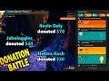 EPIC DONATION BATTLE during Live Stream! 21 donations in total !!