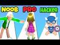 NOOB vs PRO vs HACKER in Run Of Life  (Level 1 - 14 )