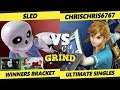 Smash Ultimate Tournament - Sled (Mii Gunner) Vs. ChrisChris6767 (Link) The Grind 91 SSBU Pools