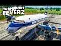 TRANSPORT FEVER 2 #5: Das erste FLUGZEUG! | Gameplay der Eisenbahn-Simulation