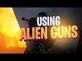 using ALIEN GUNS in MODERN WARFARE?