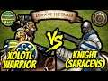 200 (Aztecs) Xolotl Warriors vs 200 (Saracens) Knights | AoE II: Definitive Edition