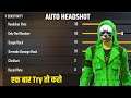 Auto Headshot Sensitivity | Free fire Me Headshot Kasie mare | Easy Headshot Trick free fire